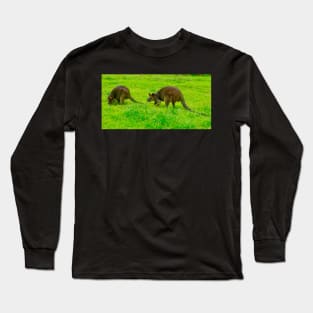 The Two Swamp Wallabies Long Sleeve T-Shirt